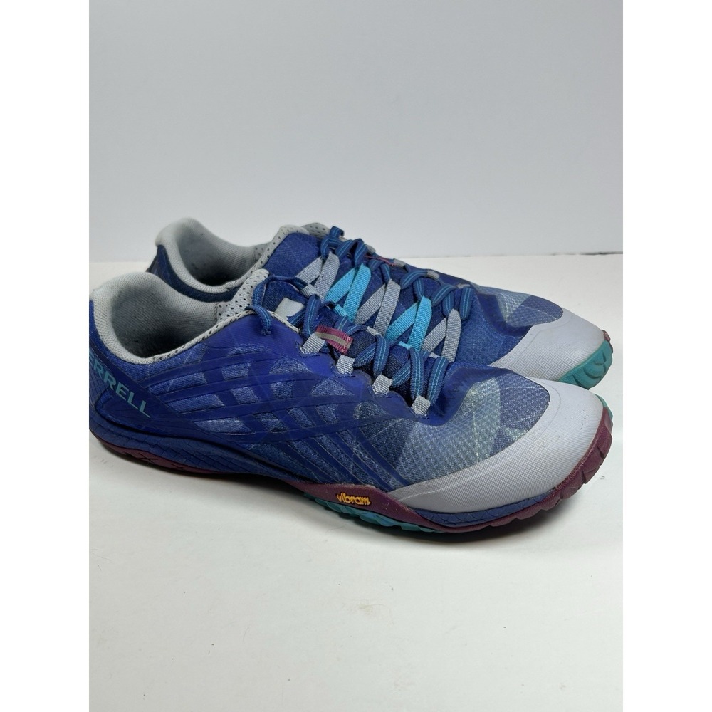 Merrell Womens Trail‎ Glove 4 Purple Aleutian Running Shoes Sneakers Size 9